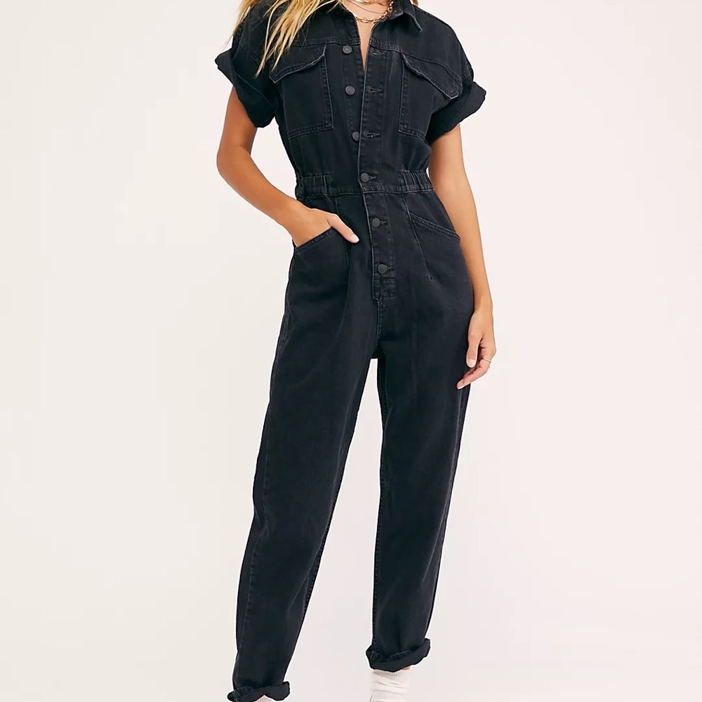 Free People Marci Coverall Jumpsuit